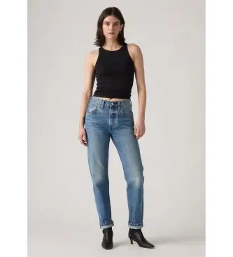 per donna 12501-0599 Jeans 501 blu (32/32), Casual, Cotone, Denim