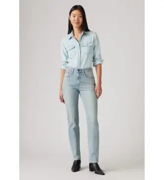 per donna 18883-0344 Jeans 724 High Life Straight blu (24/30), Casual, Cotone, Denim