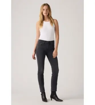 per donna 18883-0391 Jeans 724 High Life Straight neri (24/32), Nero, Casual, Cotone, Denim Grigio