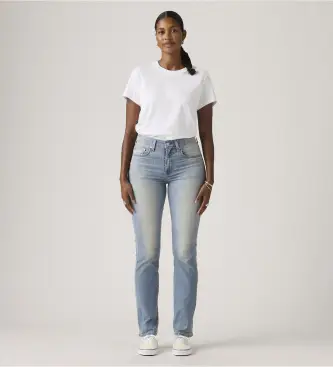 per donna 18883-0441 Jeans 724 High Life Straight blu (24/32), Casual, Cotone, Denim