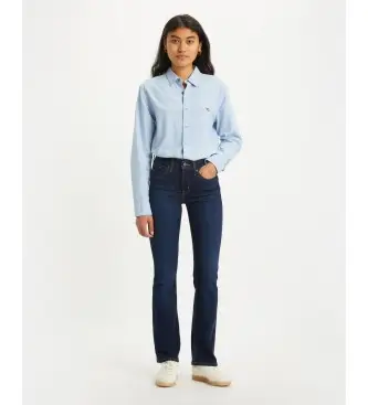 per donna 19632-0105 Jeans modellanti 315 blu scuro (26/30), Casual, Cotone, Denim, Navy