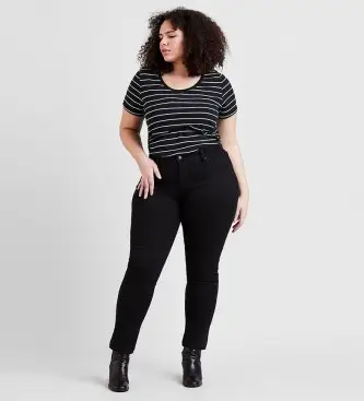 per donna 19643-0000 Jeans 311 PL Shaping Skinny Soft nero (48/32), Casual, Cotone