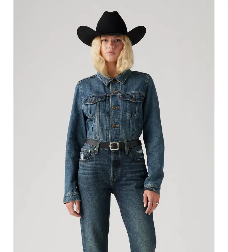 per donna 29945-0063 Giacca Original Soft As Butte Blu (XS ), Casual, Cotone, Sostenibile