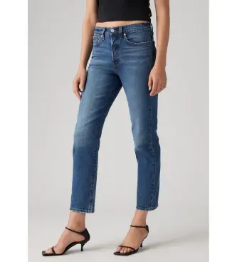 per donna 34964-0192 Jeans dritti Wedgie blu (24/26), Casual, Cotone, Denim