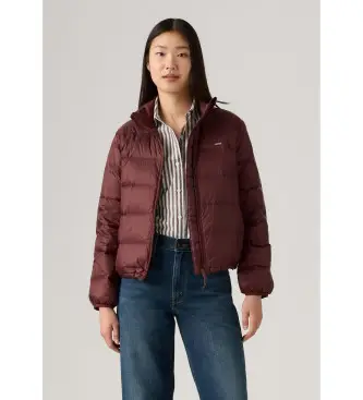 per donna A8320-0009 Giacca pieghevole Willa Maroon (M), Casual, Granata, Poliamide