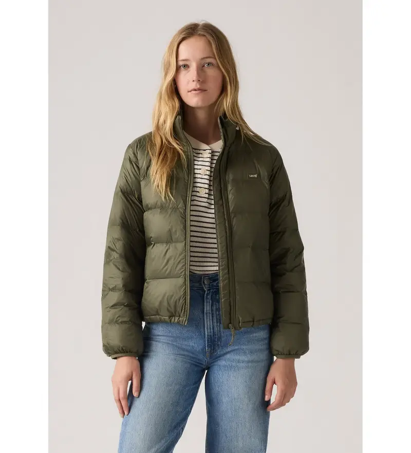 per donna. A8320-0011 Giacca pieghevole Willa Green (XS), Casual, Verde, Poliamide