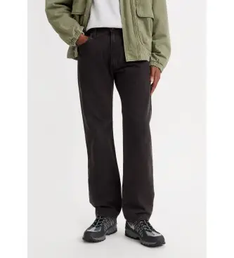 per uomo 000LO-0002 Jeans 555 Relaxed Straight nero (29/32), Casual, Cotone, Denim