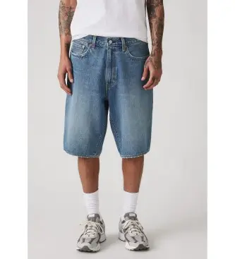 per uomo 001JM-0005 Corto 478 Baggy blu (28/12), Casual, Cotone, Denim