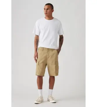 per uomo 001KG-0012 Borsa da trasporto corta Cargo beige (30), Casual, Cotone