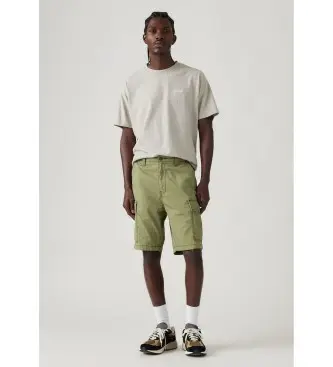 per uomo 001KG-0013 Short Carrier Cargo verde (29), Casual, Cotone