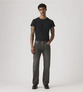 per uomo 00501-3783 Jeans 501 Original nero (28/32), Casual, Cotone, Denim
