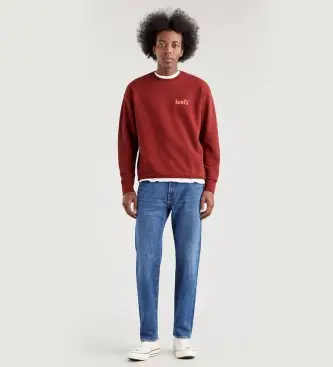 per uomo 29507-1177 Jean Corte Conico 502 azzurro scuro (32/32), Blu, Casual, Cotone, Denim, Sostenibile