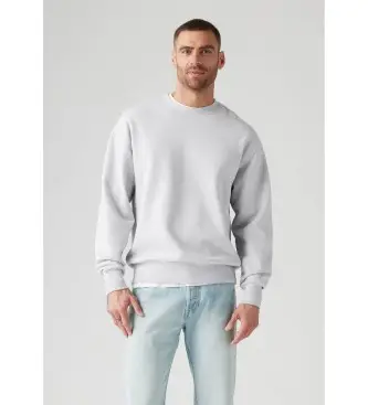 per uomo A9244-0001 Felpa autentica grigia (XL), Casual, Grigio, Cotone