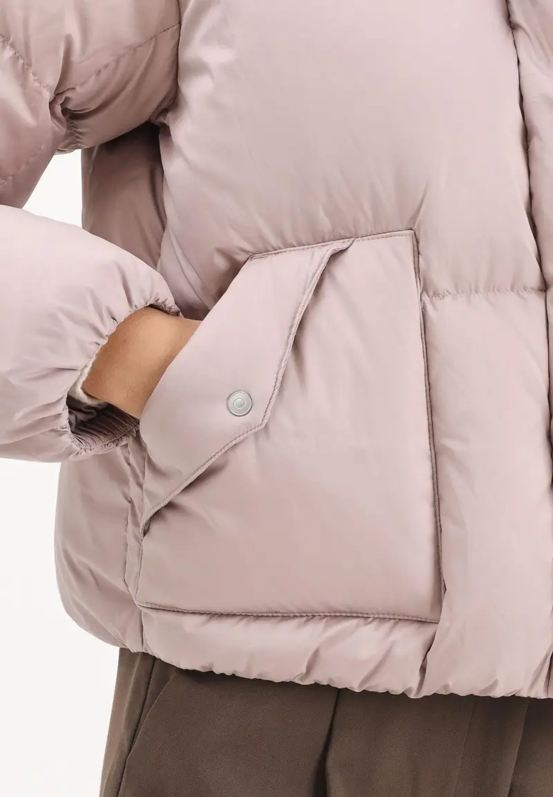 Piumino Western beige da donna miniatura 3