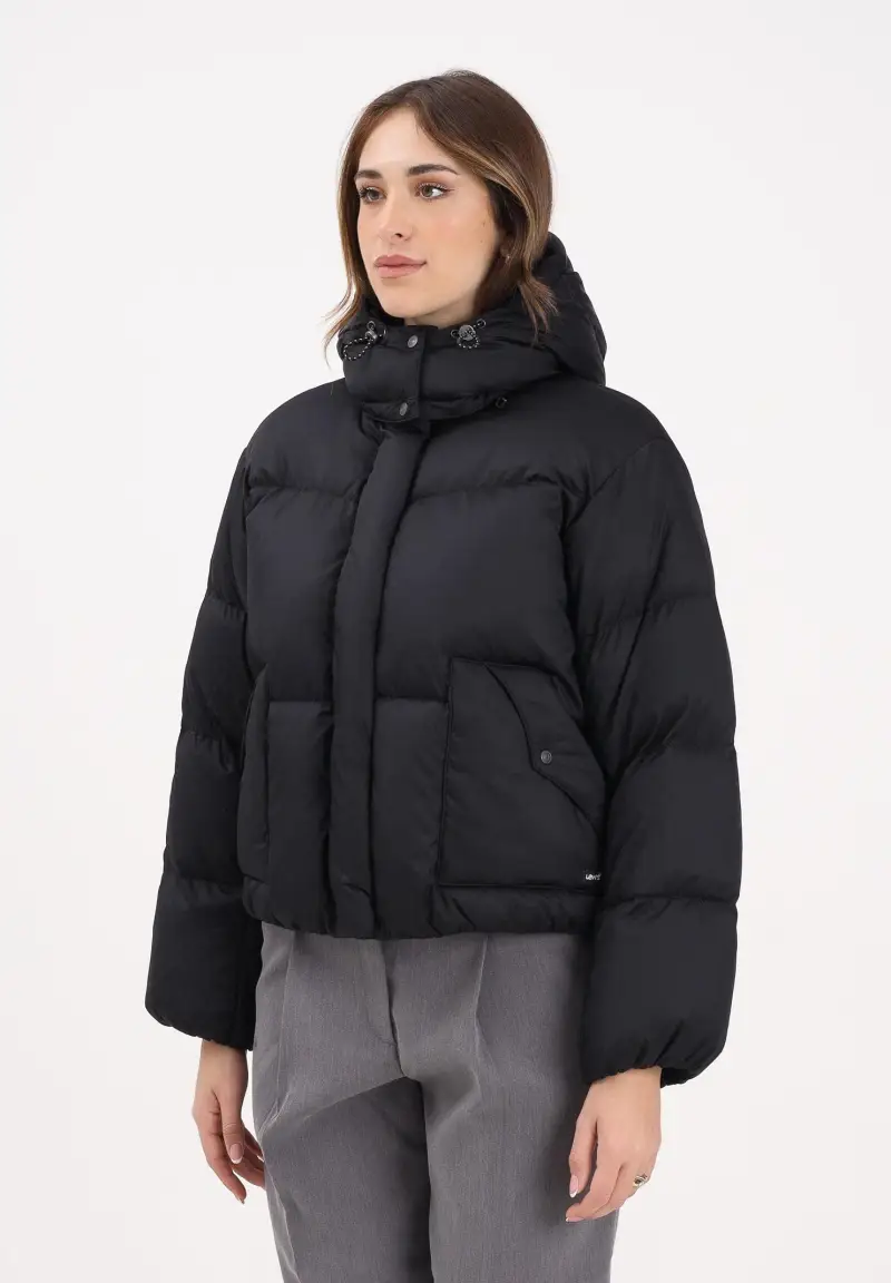 Piumino Western nero da donna