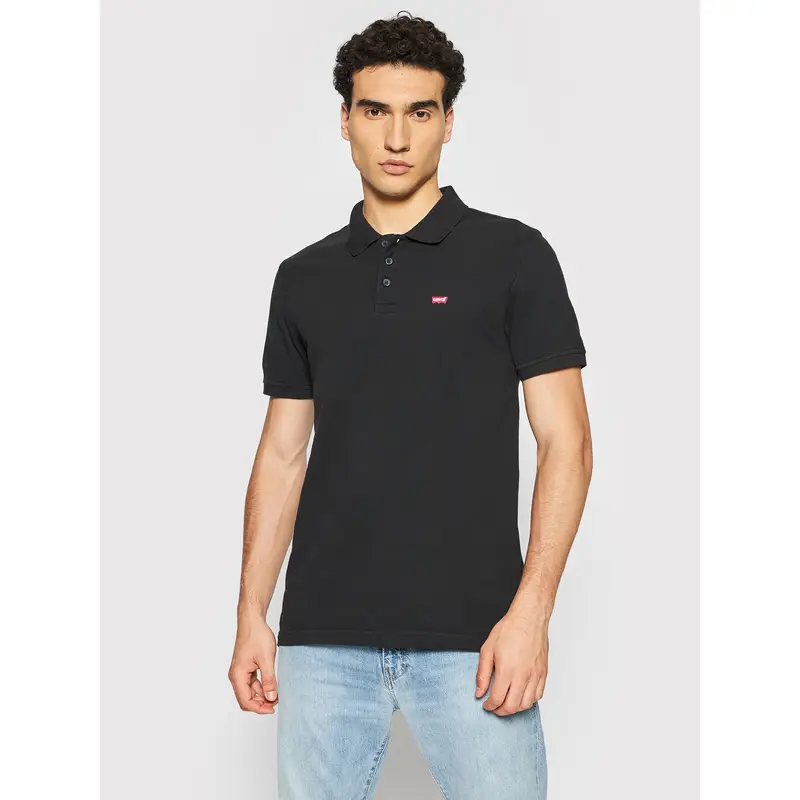 Polo Standard Housemarked 35883-0007 Nero Regular Fit
