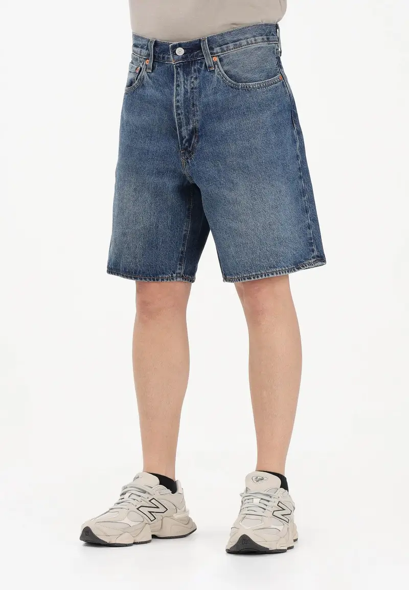 LEVI S Shorts 468™ Loose in denim medio da uomo