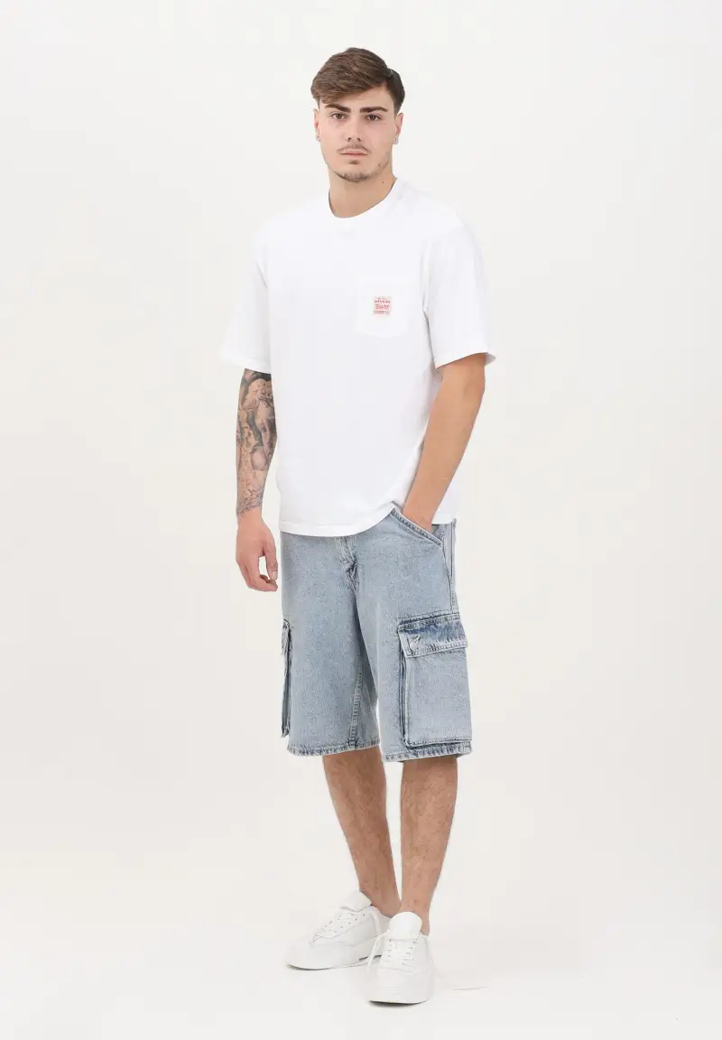 Shorts 478™ Baggy Cargo in denim chiaro da uomo miniatura 2