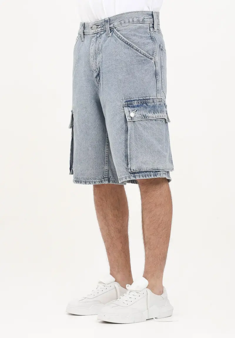 Shorts 478™ Baggy Cargo in denim chiaro da uomo