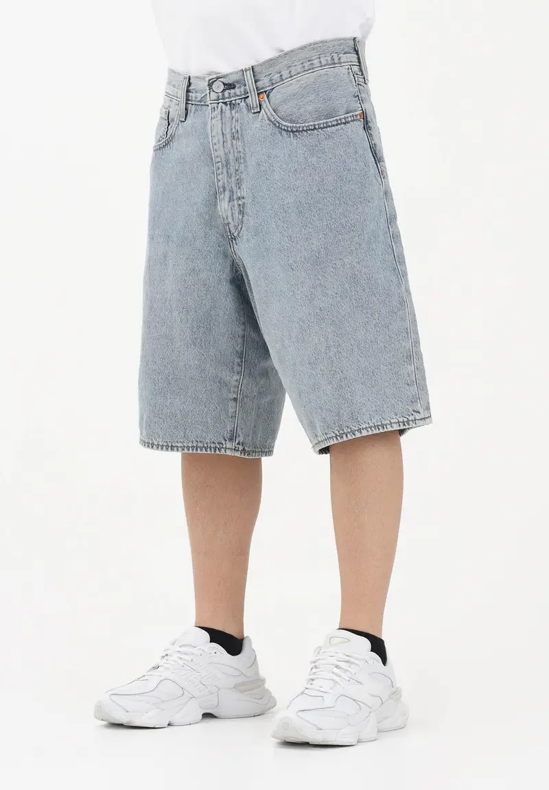 LEVI S Shorts 478™ Baggy in denim chiaro da uomo