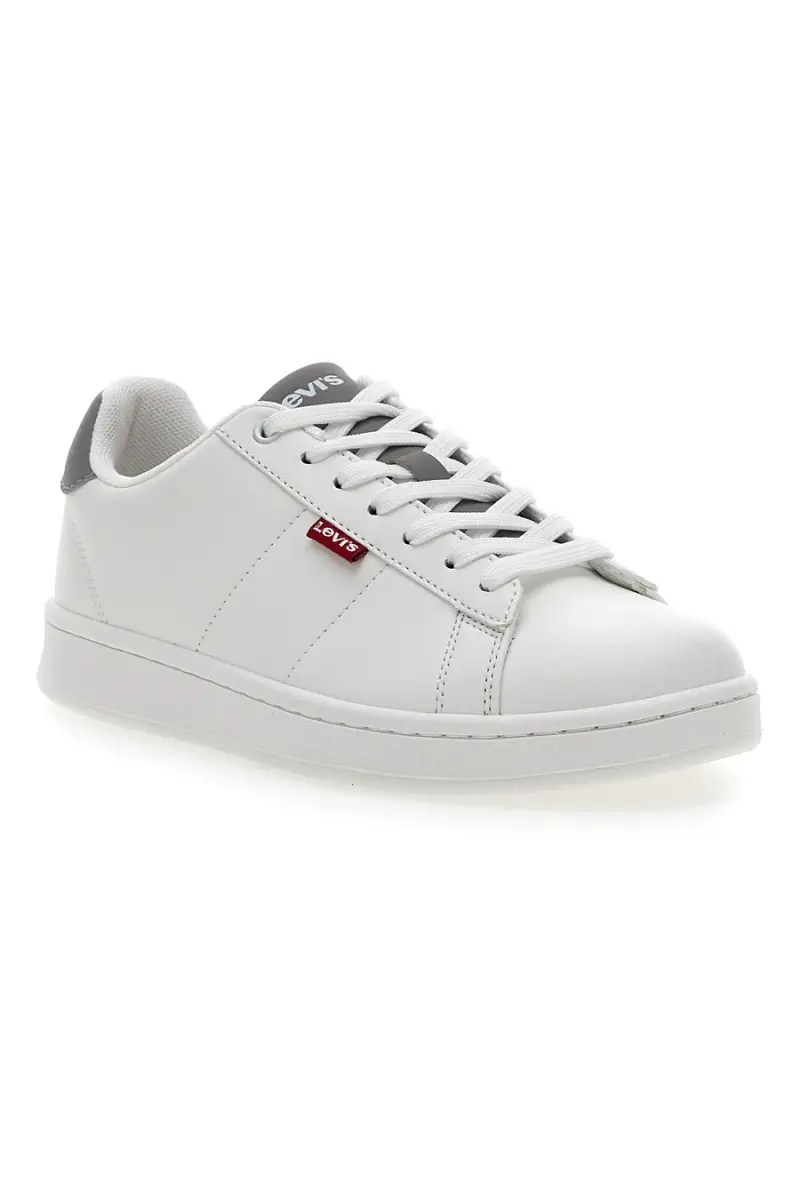 Sneakers Bianche con Dettagli Argento Levi's VAVE0201S [BIANCO] miniatura 2