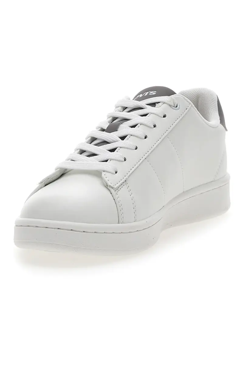 Sneakers Bianche con Dettagli Argento Levi's VAVE0201S [BIANCO] miniatura 3