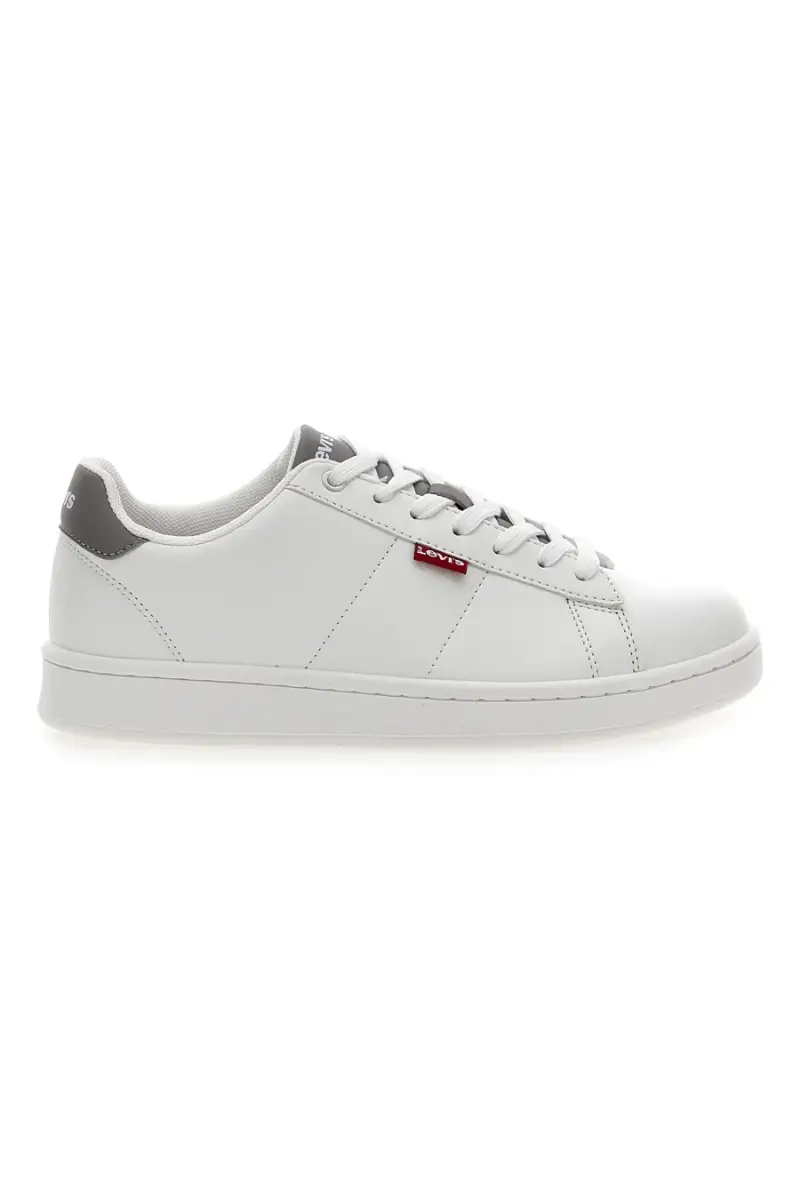 Sneakers Bianche con Dettagli Argento Levi's VAVE0201S [BIANCO]