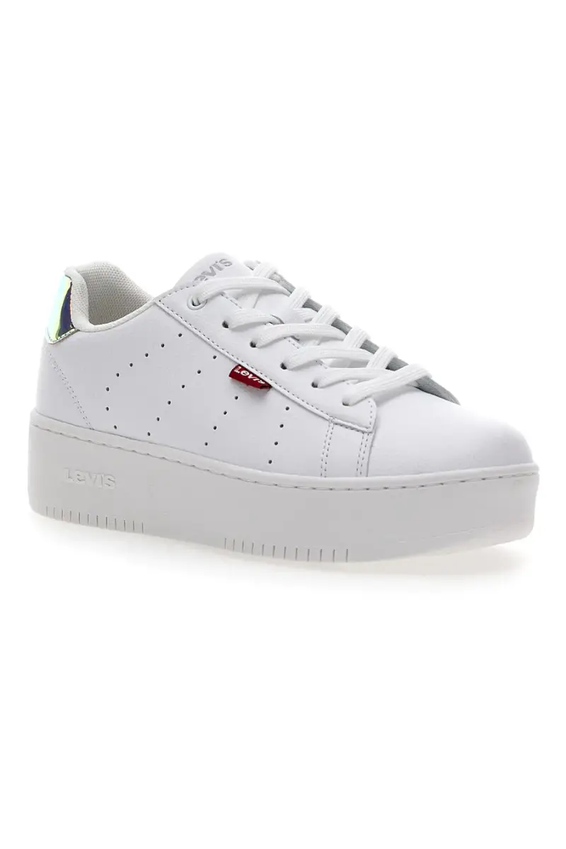Sneakers bianche con platform LEVI'S AVENUE BOLD [BIANCO] miniatura 2