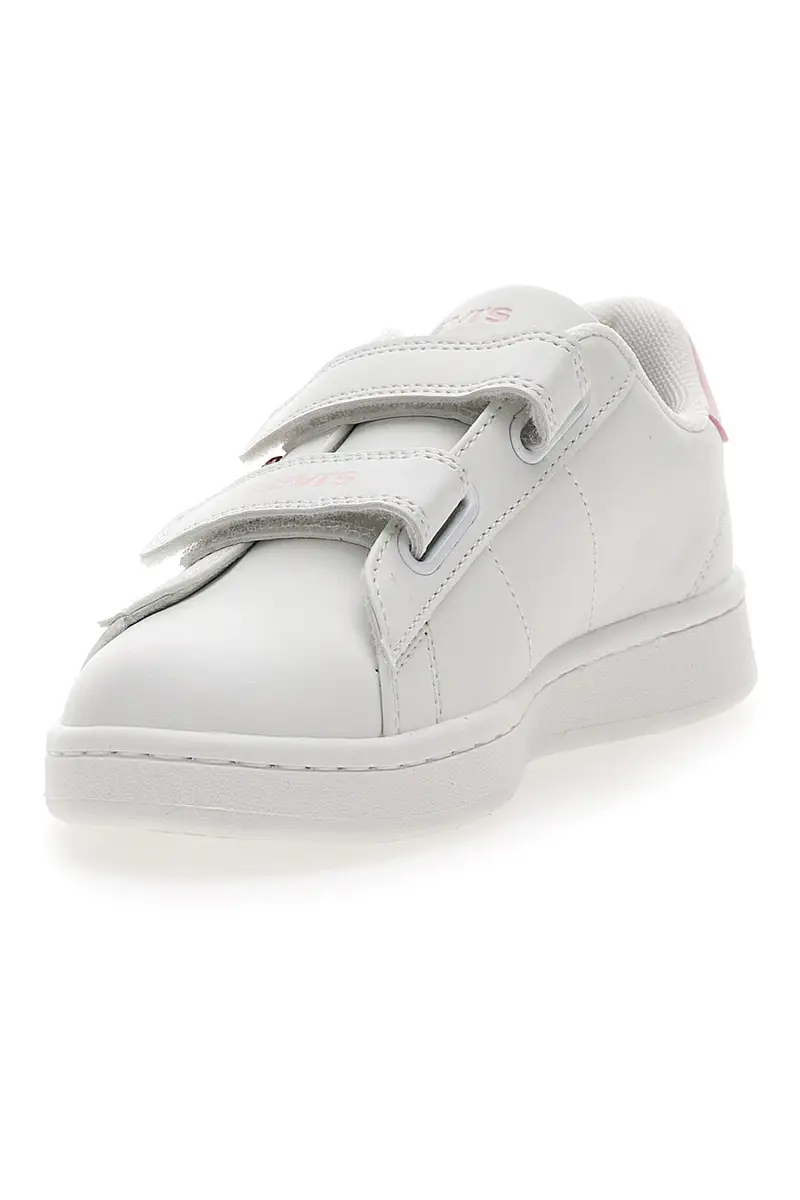 Sneakers Bianche Con Strappi Levi's Bell Jr VAVE0200S [WHITE miniatura 3