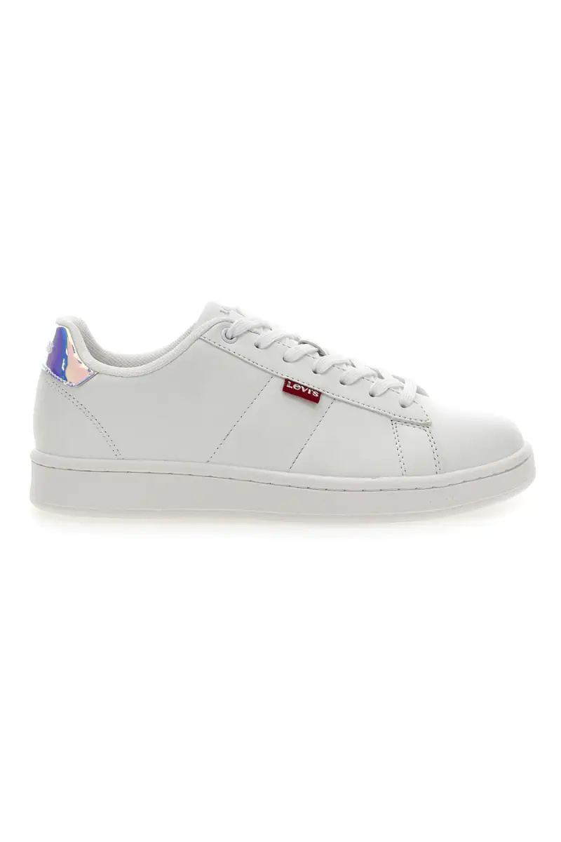 Sneakers Bianche da Donna con dettaglio colorato Levi's VAVE0201S [BIANCO]