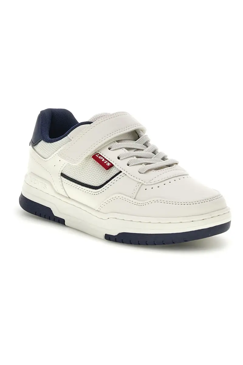 Sneakers Bianche e Blu Levi s John Ser [WHT miniatura 2