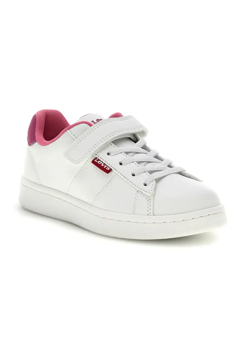 Sneakers Bianche e Rosa Levi s Bell JR [BIANCO miniatura 2