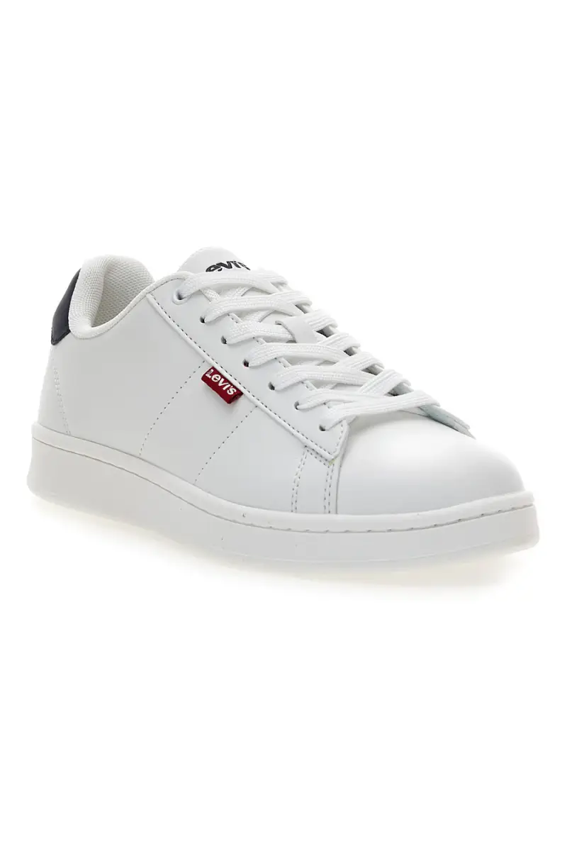Sneakers bianche lacci e strappo Levi s Bell JR [BIANCO miniatura 2