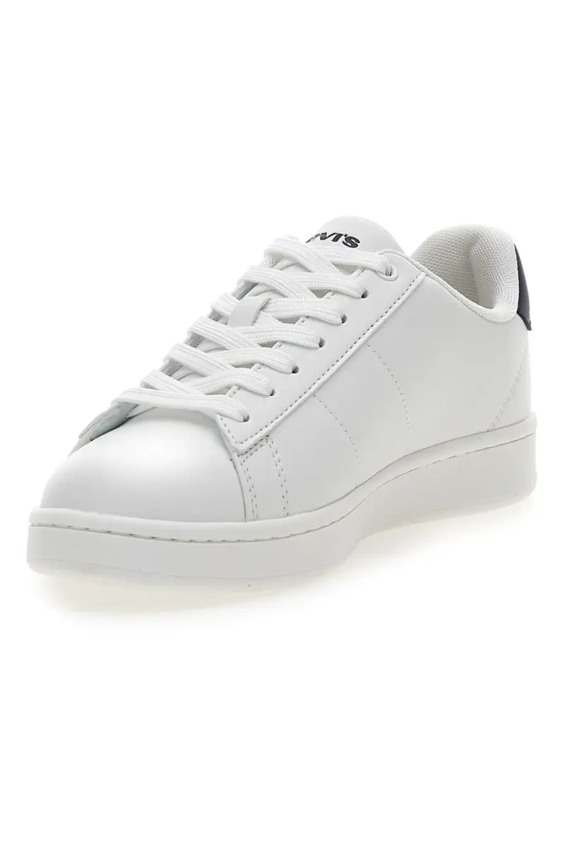 Sneakers bianche lacci e strappo Levi s Bell JR [BIANCO miniatura 3