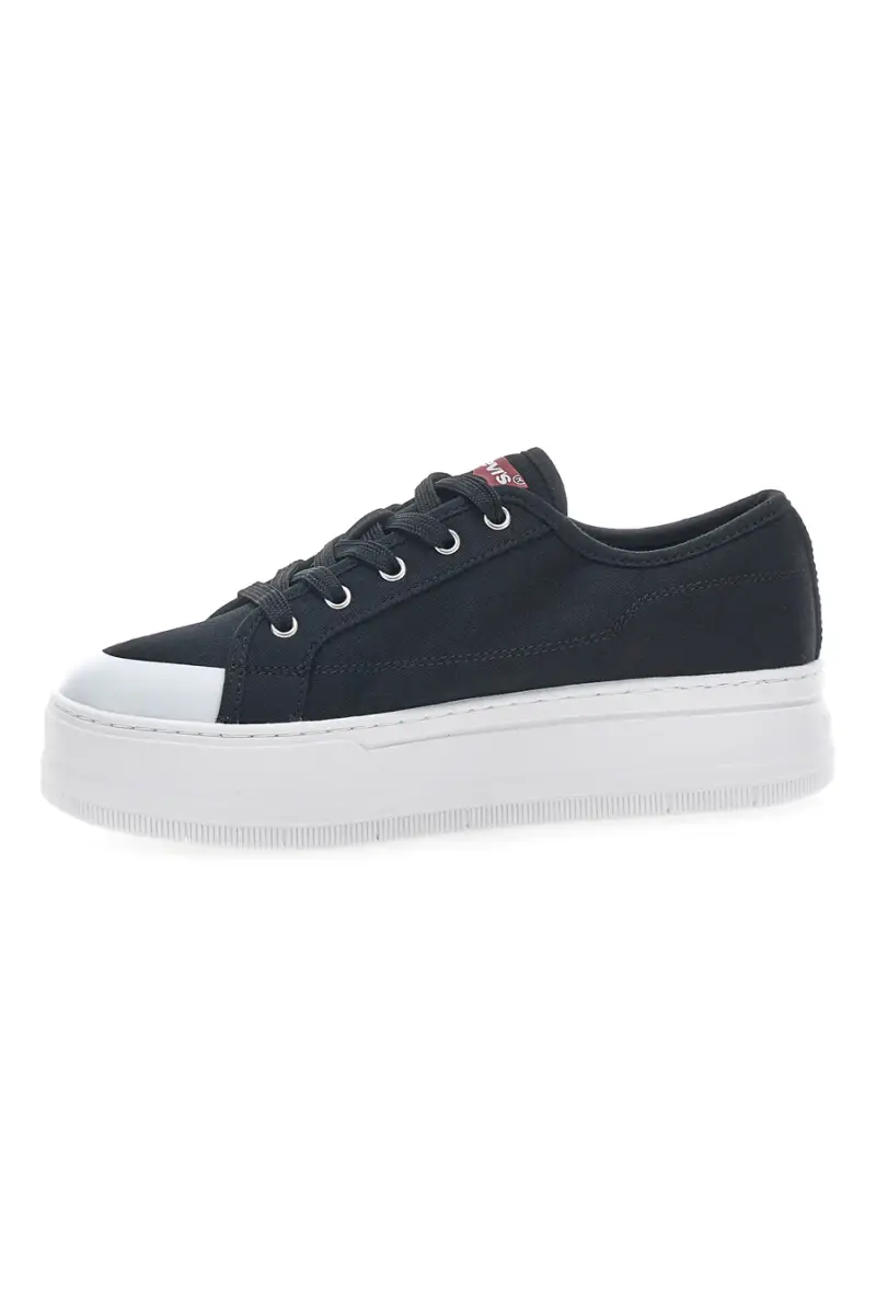 Sneakers in Tela Nere Levi's VTAM0031T [NERO] miniatura 4