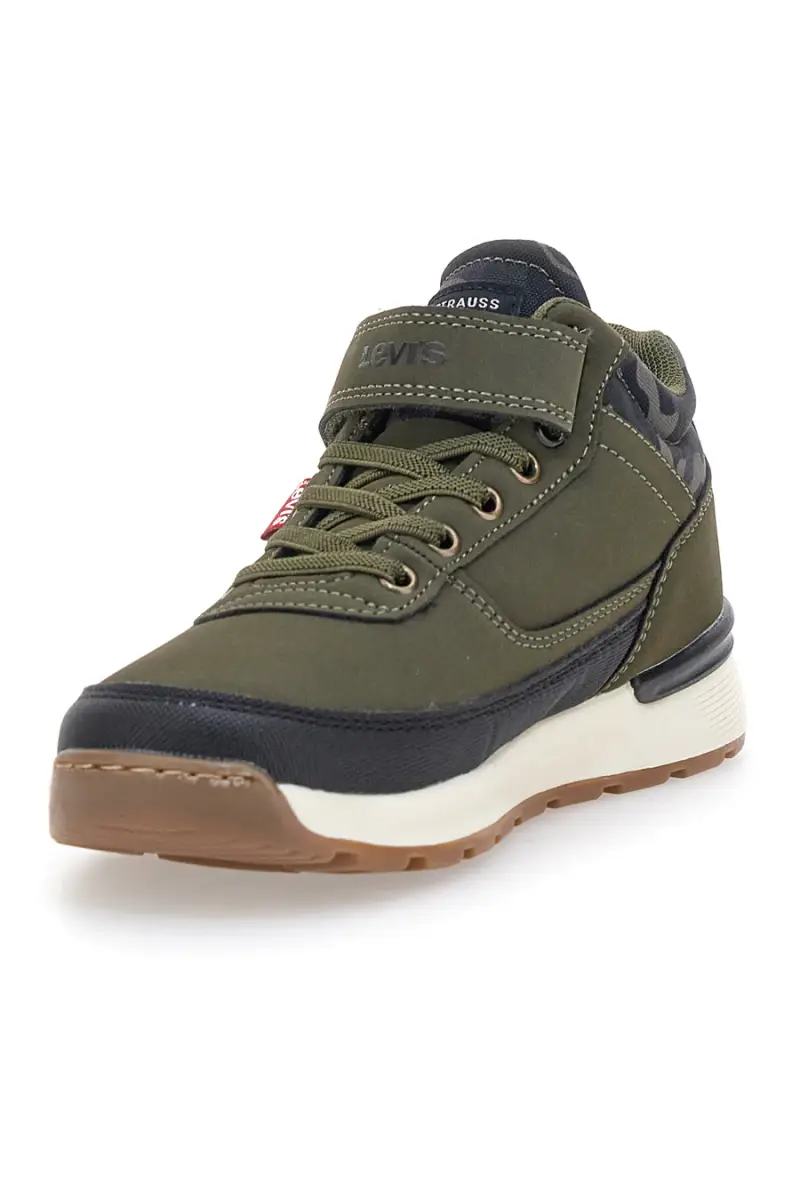 Sneakers khaki con dettagli camouflage Levi's ASCOT REFRESH [KHAKI] miniatura 3