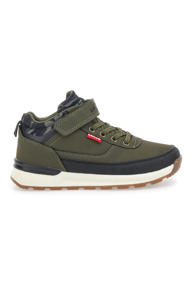 Sneakers khaki con dettagli camouflage Levi's ASCOT REFRESH [KHAKI]