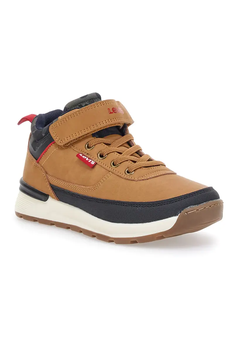 Sneakers mid-cut camel con velcro LEVI'S ASCOT REFRESH [CAMEL] miniatura 2