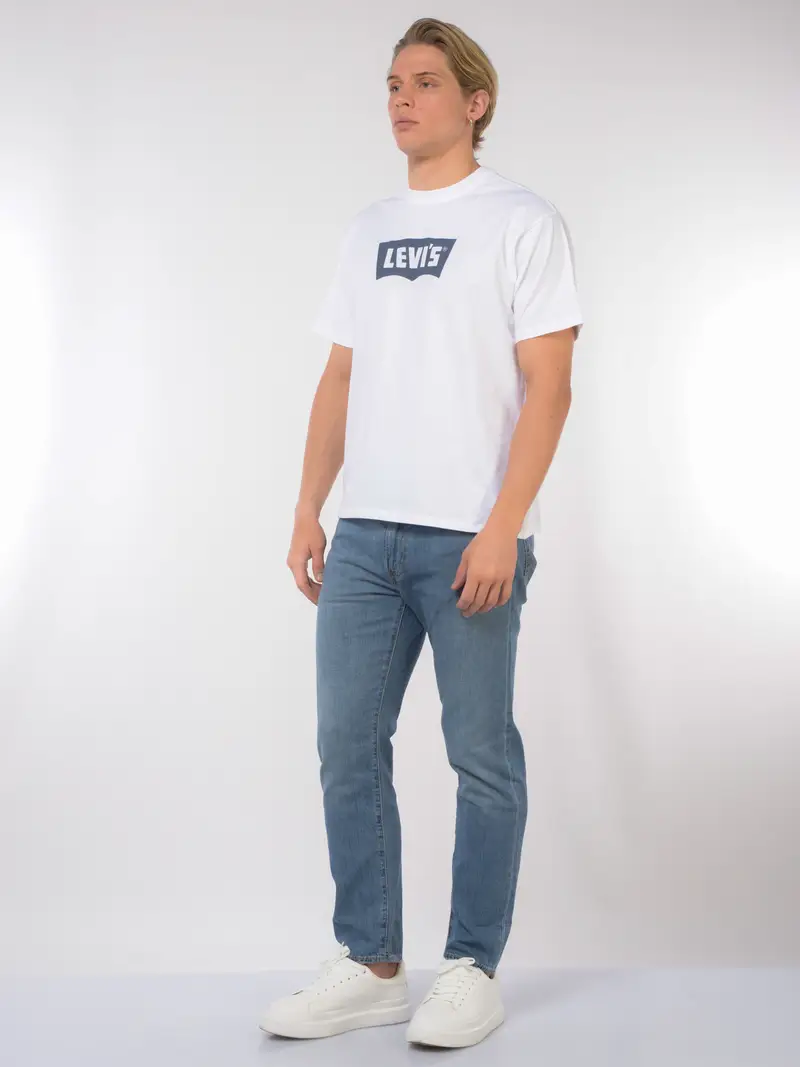 t Shirt da uomo Levi s® girocollo maxi logo Bianco miniatura 2