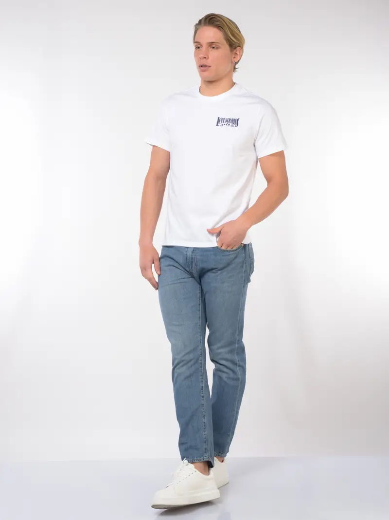 t Shirt da uomo Levi s® girocollo maxi stampa vintage Bianco miniatura 2