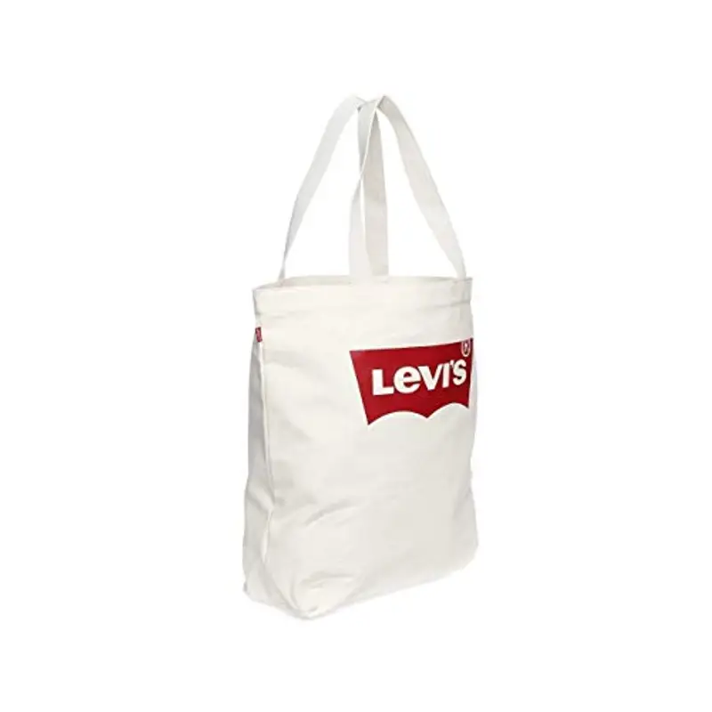 Levi's Women's Batwing Tote, Senza chiusura, Tela, Donna, Beige (Écru), 30x14x39 centimeters miniatura 2
