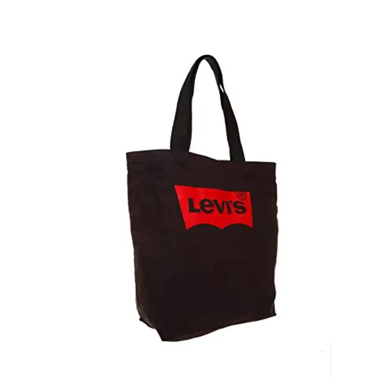 Levi's Women's Batwing Tote, Senza chiusura, Tela, Donna, Nero (Regular Black), 30x14x39 centimeters miniatura 2