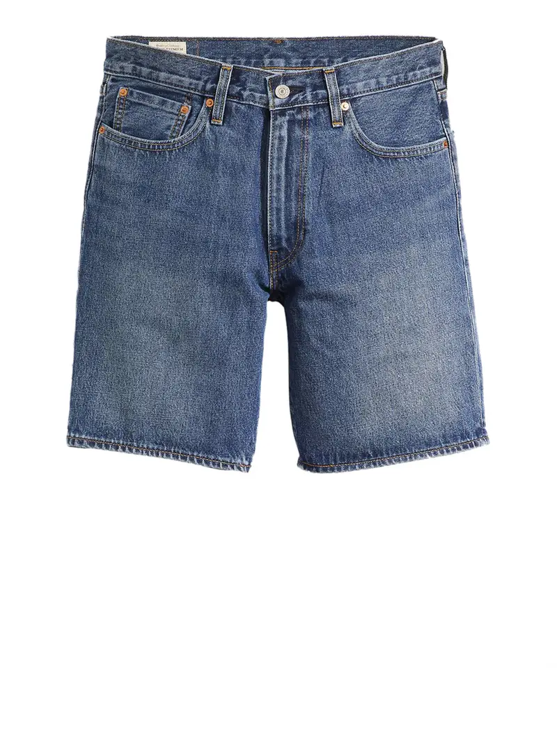 bermuda jeans levis 468 loose da uomo - denim
