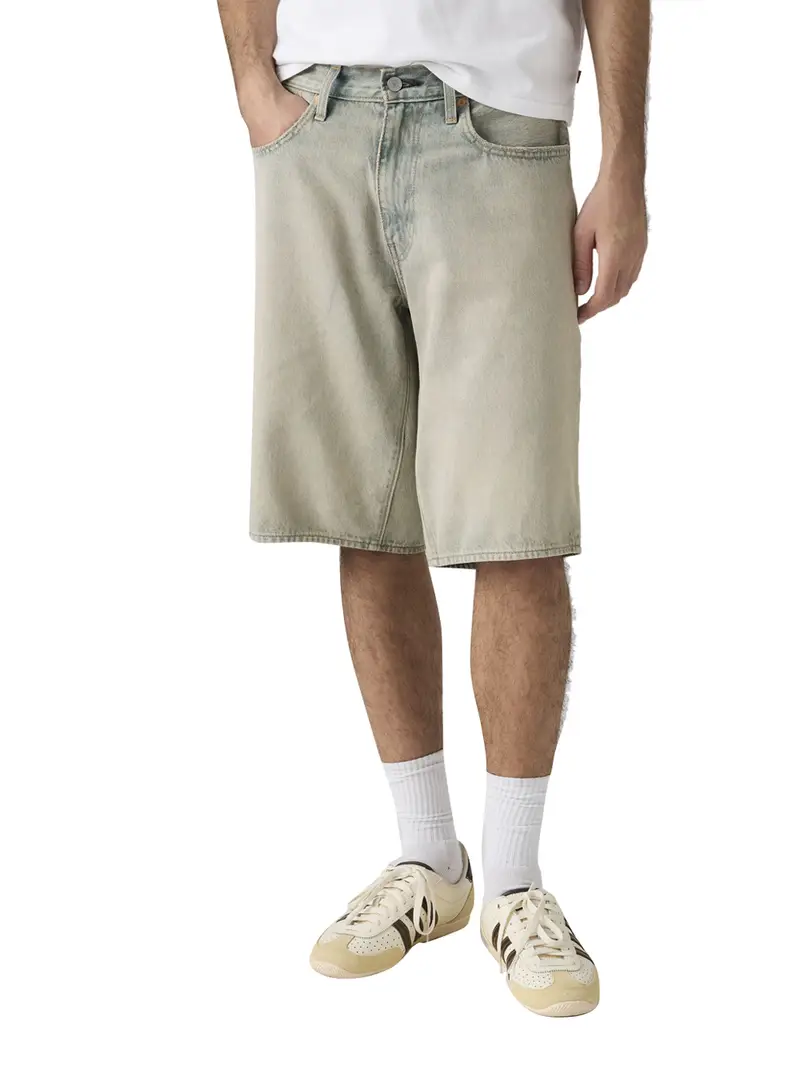 bermuda jeans levis 478 baggy da uomo - denim
