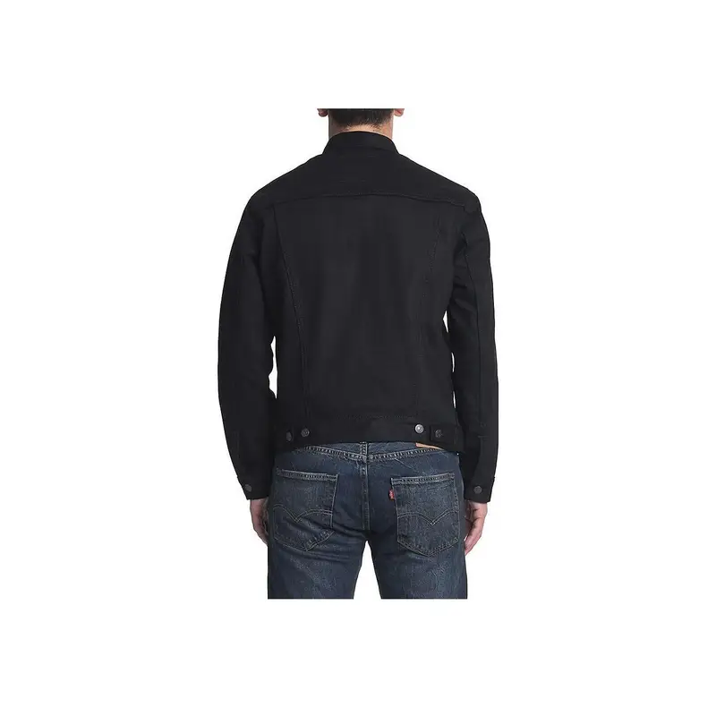 Giacca monopetto casual monocolore Levis con micro logo Uomo Giacche Nero 72334-0157 XS miniatura 2