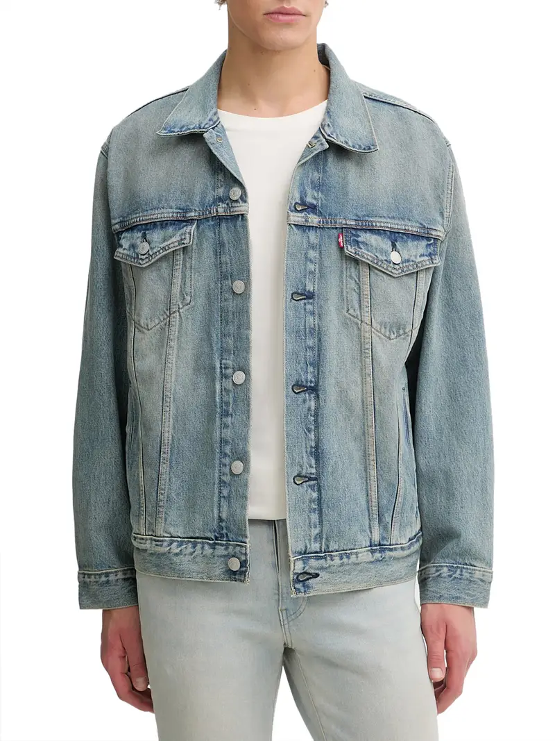 giubbino di jeans levis da uomo - denim