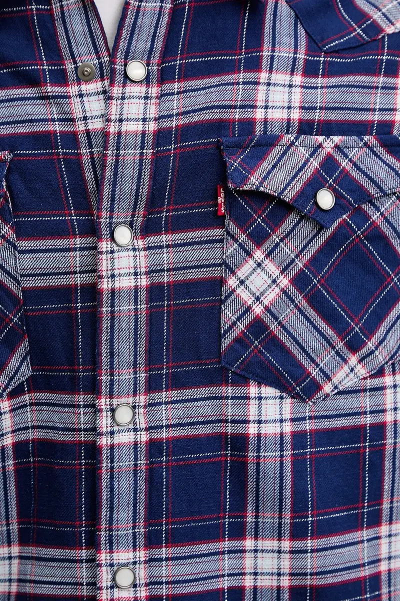 Levi camicia Blu navy miniatura 5
