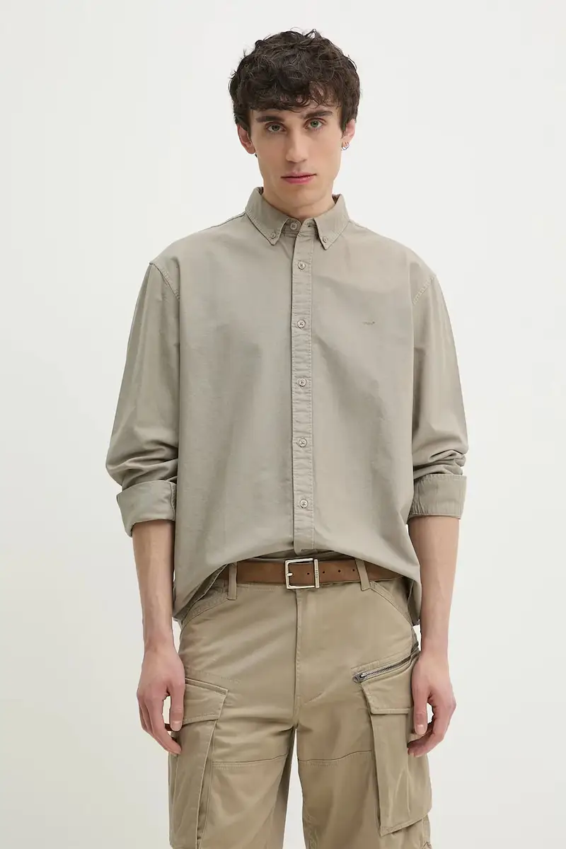 Levi camicia in cotone Beige