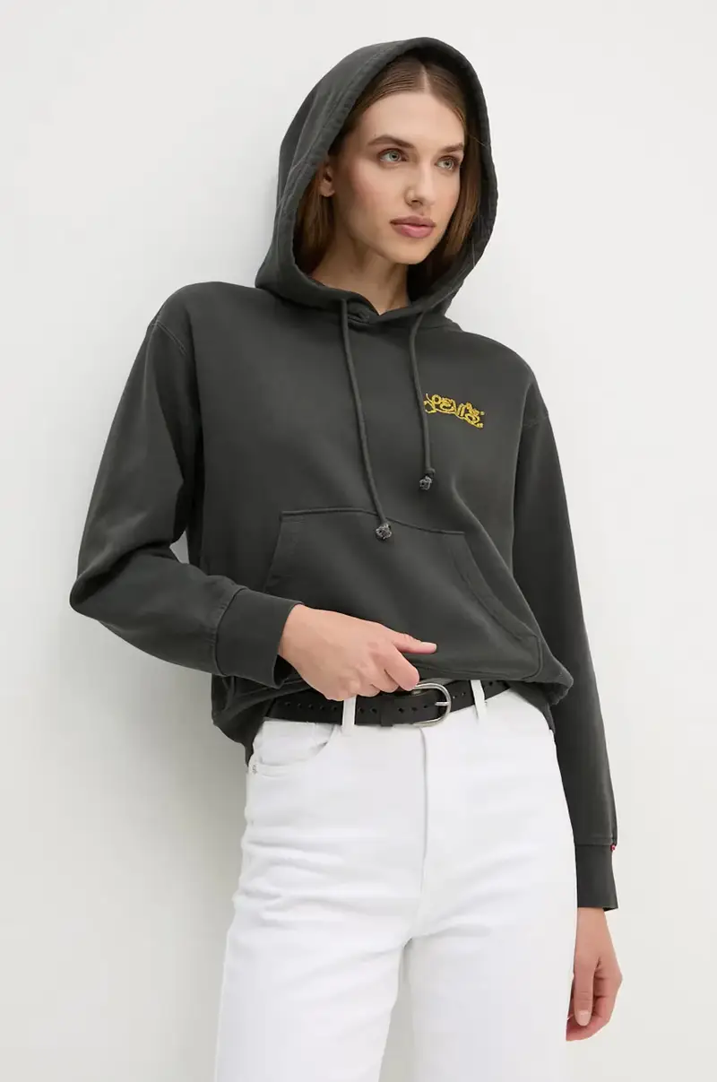 Levi felpa Grigio miniatura 4