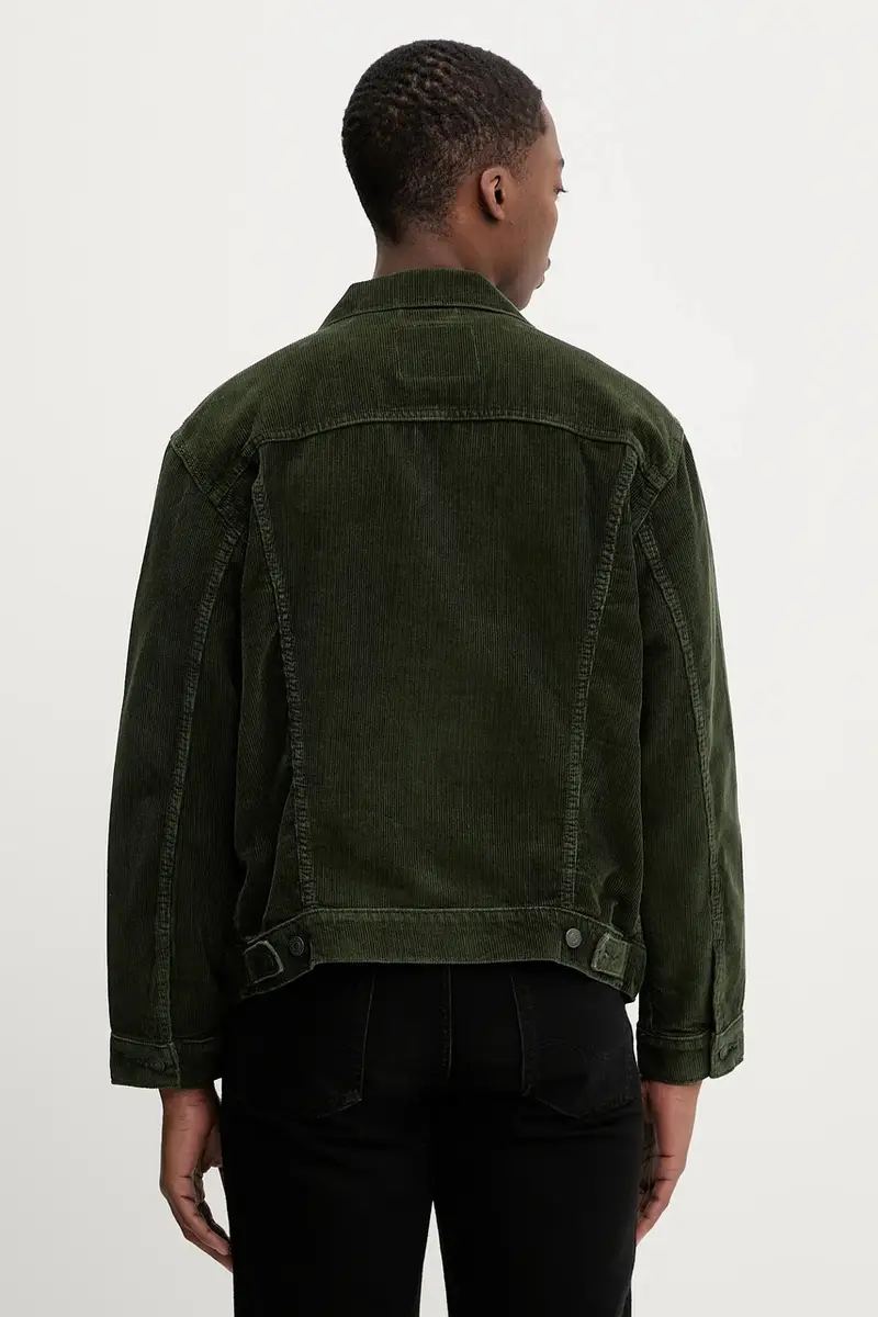 Levi giacca in cotone Verde miniatura 3